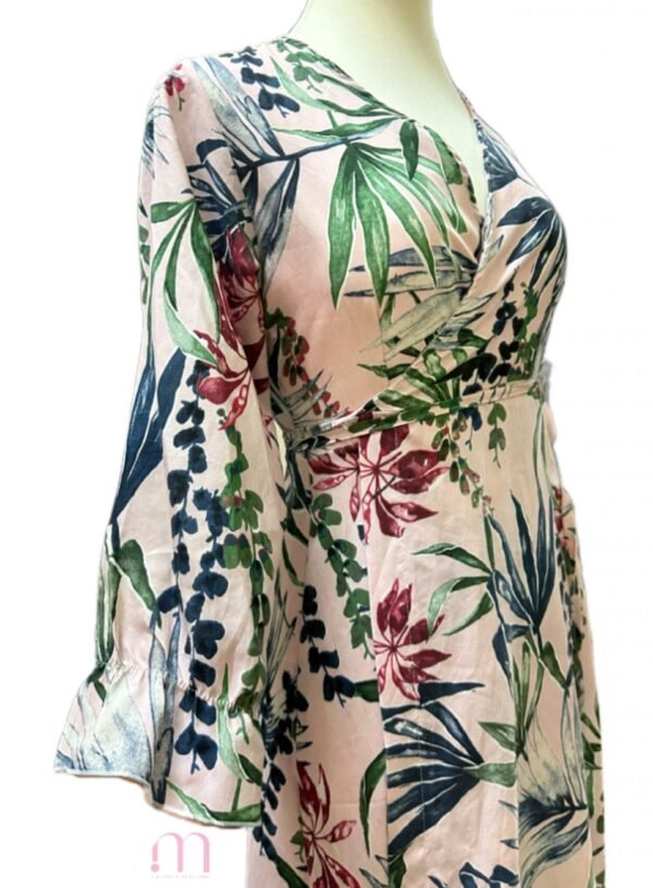 Robe PorteFeuille imprimé Tropical - Taille S - Image 2