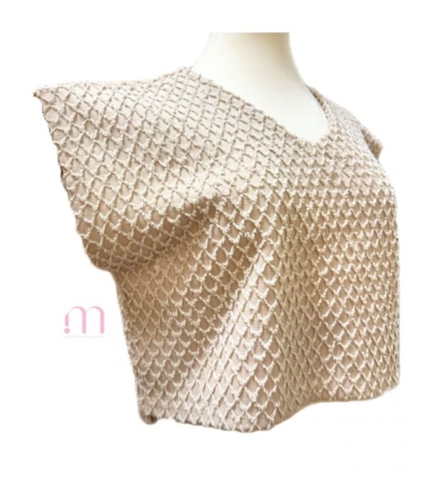 Haut Beige Relief - Taille S - Image 5