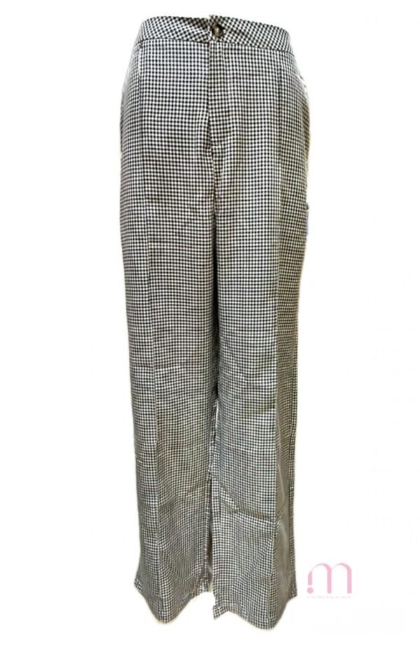 Ensemble pantalon + blazer sans manches à carreaux - Taille XL / 44 - Image 3