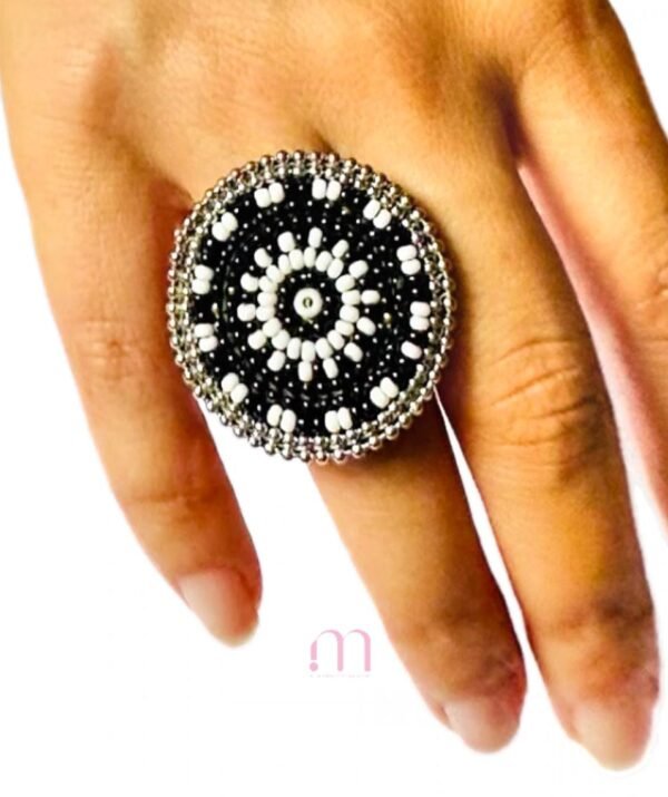 Bague ronde Perles