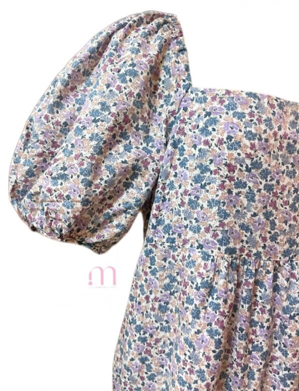 Robe à Fleurs avec Poches - Taille M/L
