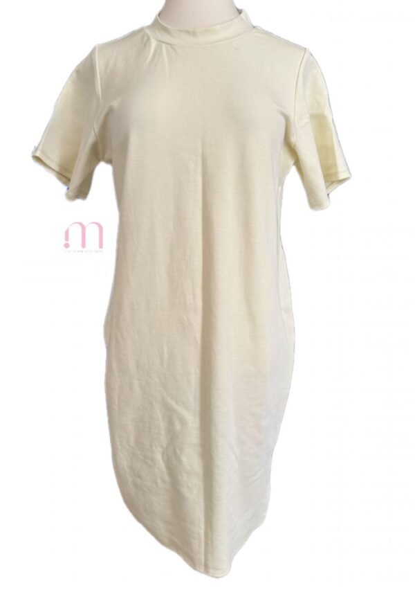 Robe Tee-Shirt Jaune - Taille S/M