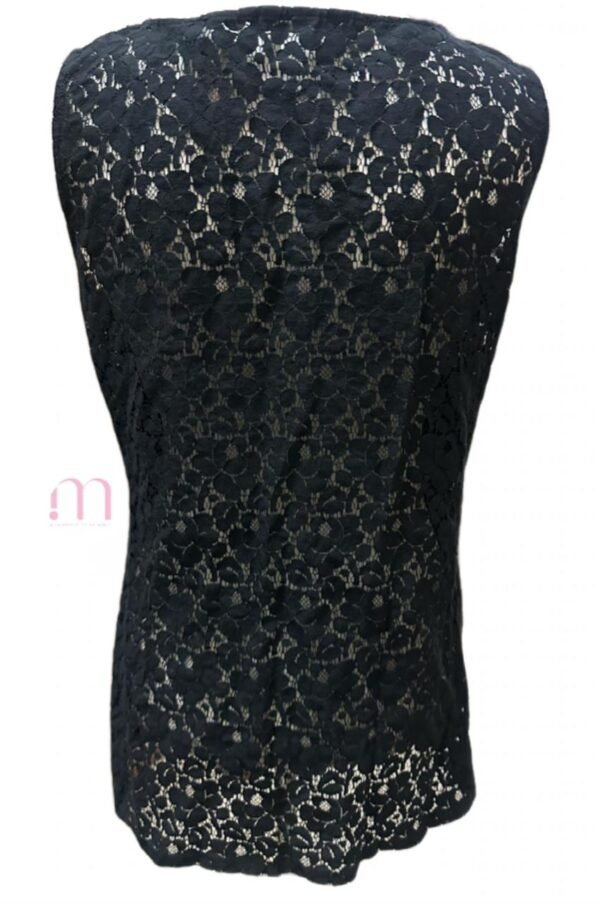 Haut Noir à Dentelle - Marque ESPRIT - Taille L/XL - Image 3