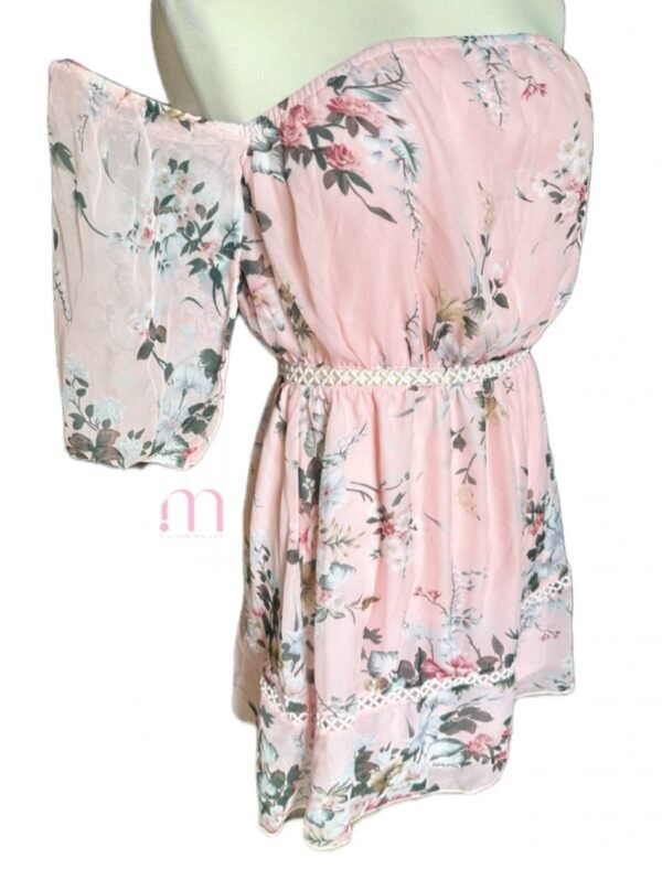 Robe Rose à Fleurs - Taille S /EU 36 - Image 2