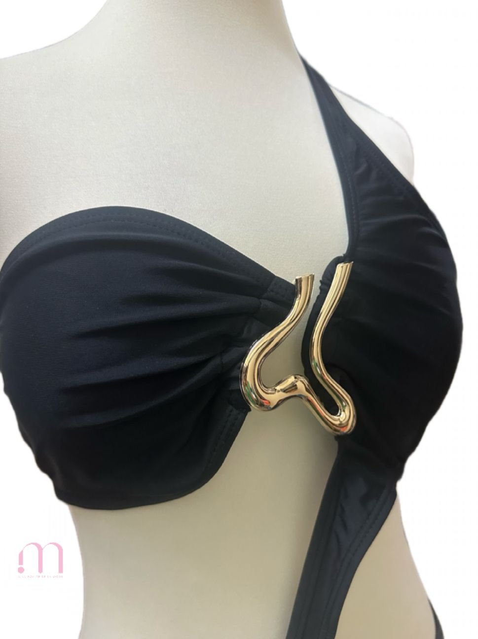 Maillot de Bain NEUF une pièce Noir - Taille L - Image 2