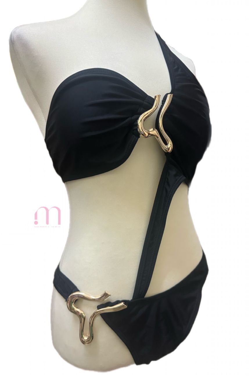 Maillot de Bain NEUF une pièce Noir - Taille L - Image 3